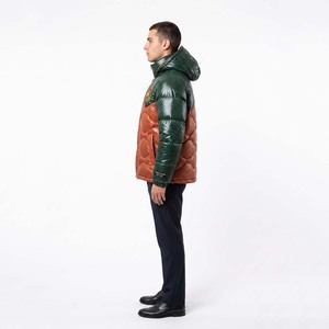 Chaqueta de Invierno Acolchada para Hombre, Ligera, Transpirable, con Capucha y Cuello Alto, con Logotipo Personalizado en la Parte Delantera, Precio al por Mayor, OEM - Product Image 3