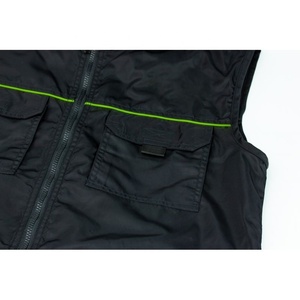 Chaleco de Trabajo para Manipulación de Perros, para Hombre, Negro y Verde, con Bolsillos con Cremallera, Resistente al Viento, Uniforme de Entrenamiento para Exteriores, con Logotipo Personalizado Impreso, OEM - Product Image 6