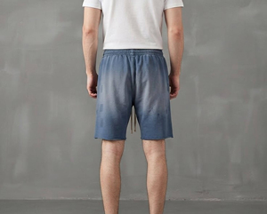 Nouvel Arrivage 2026 Short de survêtement tricoté pour Homme, 100% Coton, Grammage Lourd, Taille Mi-Haute, Écologique, Grande Taille, avec Logo Personnalisé - Product Image 2