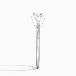 BOJ <b>Ring</b> 091 Princess Cut 925 <b>Silver</b> Halo Stone Prong Setting <b>Solitaire</b> Diamond <b>Ring</b> 2ct D Color VVS1 Moissanite GRA Certified - Product Image 3