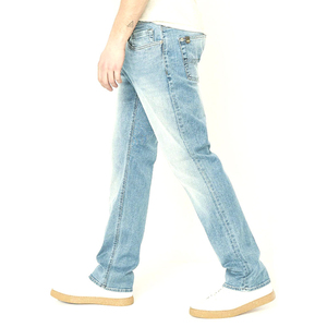Jeans para Hombre, Corte Recto Clásico, Jeans de Mezclilla para Hombre, Precio de Fabricante, Jeans Rectos de Mezclilla Lavada para Hombre - Product Image 2