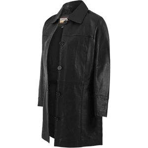 Abrigo Largo de Cuero para Mujer, Chaqueta de Moda, Abrigo Largo de Invierno, Abrigo Casual Elegante, Fabricante Mayorista OEM Personalizado - Product Image 4