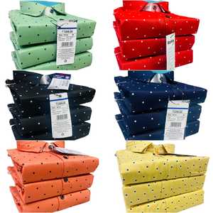 Chemises décontractées pour hommes 100% coton à petits pois éparpillés - Product Image 3