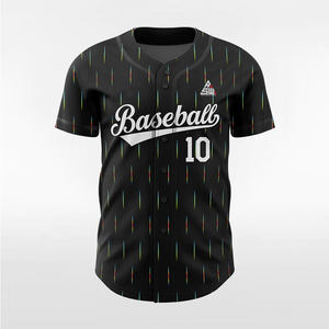 Maillot de baseball personnalisé bleu marine imprimé 2025 avec double passepoil blanc et boutons – Uniforme d'équipe avec nom et numéro personnalisés – Pro - Product Image 6