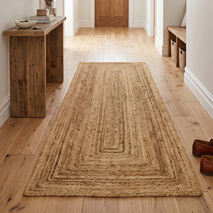 Guía de Tamaños de Alfombras Grandes para Salas de Estar de 8x10 a 12x15 pies, Alfombra Bohemia 100% de Yute Orgánico, Ecológica - Product Image 6
