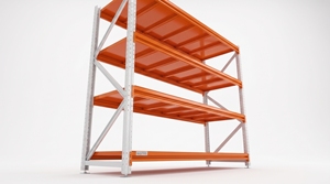 Estante de Almacenamiento de Uso Medio - Estante para Herramientas de Acero Laminado en Frío, Ensamblado, Naranja/Negro, OEM 1000-1500mm, Personalizable, Atornillado - Product Image 6