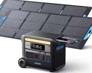 Generador Solar Virtue SOLIX F2000 de 2048 Wh, Estación de Energía Portátil con Baterías LiFePO4 - Product Image 2