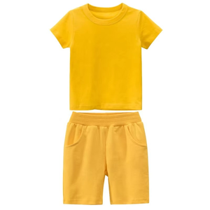 Wholesale <b>Set</b> of Casual Cotton Men's Summer Quick Dry Short Sleeve Shirts and Solid Colors Shorts Streetwear Two-Piece Outfits - Product Image 5
