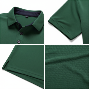 เสื้อโปโลทรงปกติ ขายส่ง ผ้าฝ้าย 260 GSM แขนสั้น สวมใส่สบาย สไตล์สตรีทแวร์ เนื้อผ้านุ่ม ไม่หด บริการ OEM/ODM - Product Image 5