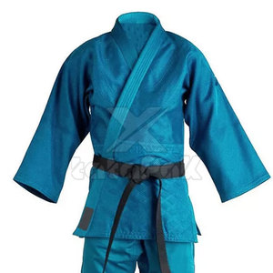 Uniforme de karaté professionnel en tissu de coton haute densité, lavé et extensible, à manches longues, traditionnel - Product Image 3