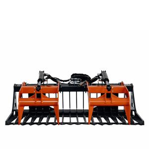 Accesorio de Garra Esquelética para Minicargadora de 60 Pulgadas, Montaje Universal, Apertura del Brazo de 34 Pulgadas, Espaciado entre Dientes de 3 Pulgadas, Capacidad de Carga de 2600 lb, Nuevo Modelo - Product Image 2