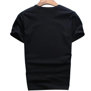 Camiseta de Hombre con Corona de Diamantes de Imitación, Diseño de Rey con Cristales Dorados, Camiseta Brillante de Manga Corta, Prenda Urbana de Alta Calidad para Fiestas y Moda - Product Image 2