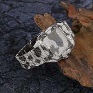 VVS diam Luxury Fully Iced Out Diamond <b>Watch</b> <b>Men</b> Automatic <b>Square</b> Leopard Print Moissanite <b>Watch</b> Hip Hop Jewelry VVS CVD <b>Watch</b> - Product Image 3