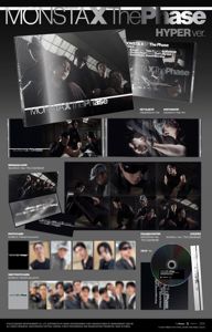 MONSTA X - [ THE PHASE ] มินิอัลบั้มชุดที่ 13 (HYPER Ver.) อัลบั้มซีดีเคป๊อปขายดีที่สุดในเกาหลีสำหรับทุกวัย - Product Image 4