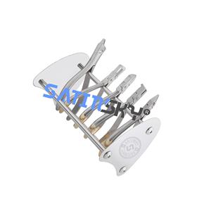 Pinzas de Extracción Pediátricas Kelin, Juego de 5 Piezas, Instrumentos Dentales para Niños, Acero Inoxidable de Alta Calidad, Soporte Manual, Ortodoncia - Product Image 5