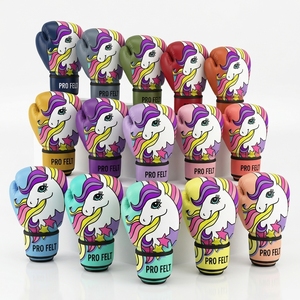 Gants de boxe personnalisés imprimés pour enfants et adultes, gants de sparring à motifs de dessins animés pour l'entraînement, le fitness, le Muay Thai et le MMA - Product Image 1