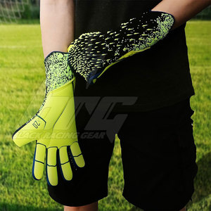 Customized Professional Football Goalkeeper <b>Gloves</b> with Custom Logo German Contact Latex Palm Anti Slip Breathable Match - Product Image 5