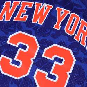 Maillot de basket-ball personnalisé bleu et blanc pour hommes, débardeur imprimé camouflage, vêtements de sport respirants en polyester pour hommes - Product Image 6