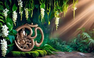 Modern Design Metal Ganesha Idol Wall Hanging Statue for Diwali Festivities <b>Mandir</b> Wall or Door Decor Gift Giving - Product Image 2