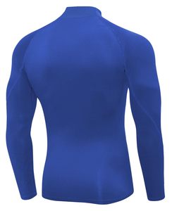 Men Turtle Neck MMA Rash Guard Compression Shirt <b>Long</b> <b>Sleeve</b> Athletic <b>Base</b> <b>Layer</b> Rash Guard For Gym Training Running Cycling Top - Product Image 5