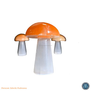 Latest New Product High Grade Natural Crystal Selenite <b>Mushrooms</b> Semi-Precious Stone Crafts Home <b>Decoration</b> Product in Wholesale - Product Image 6