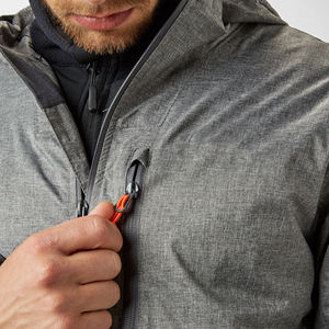 Wholesale Men's Winter Windbreaker Fleece <b>Lined</b> Waterproof Hooded Outdoor <b>Coat</b> Windproof Zipper Pockets Windbreaker for Hiking - Product Image 6