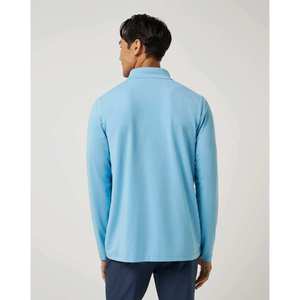 เสื้อถักแขนยาวน้ำหนักเบาสำหรับผู้ชาย คอซิป 1/4  ผ้าโพลีเอสเตอร์ เหมาะสำหรับตกปลา เดินป่า ออกกำลังกาย - Product Image 4