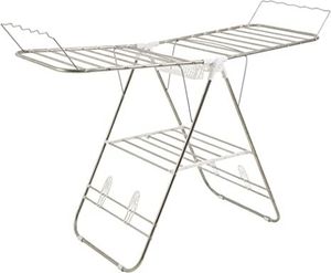 New design Stainless steel portable clothes drying rack folding <b>laundry</b> rack indoor outdoor customization available - Product Image 1