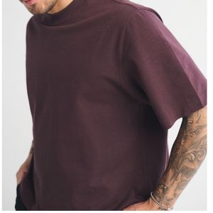 เสื้อยืดคอกลมโอเวอร์ไซส์ผ้าคอตตอน 100% หนานุ่ม สไตล์สตรีทแวร์ ออกกำลังกายได้ ใส่ได้ทุกวัน พิมพ์ลายโลโก้ด้านหน้า รับผลิตตามสั่ง ขายส่ง ราคาพิเศษ สินค้าขายดี - Product Image 4