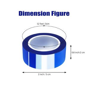 2 Rotoli di Nastro Adesivo Blu Resistente al Calore ad Alta Temperatura 20mm X 16m (52FT) per Trasferimento Termico e Sublimazione - Product Image 3