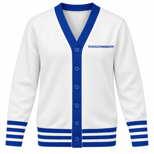 เสื้อสเวตเตอร์คอวี Zeta Phi Beta สำหรับชมรม/สมาคม/โรงเรียน/วิทยาลัย/มหาวิทยาลัย  คาร์ดิแกนถักลายโลโก้สำหรับทุกเพศ - Product Image 2