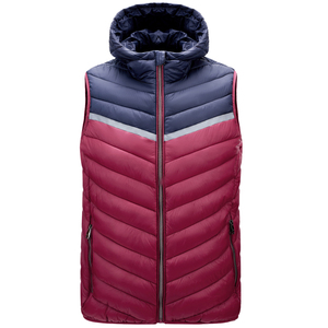 Gilet matelassé léger et isolé à col roulé Altr Brothers pour activités de plein air – Veste décontractée chaude en duvet pour la vente en gros - Product Image 3