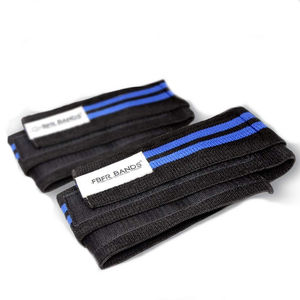 สายรัดยางยืดจำกัดการไหลเวียนโลหิต 2 ชิ้น สำหรับขา สะโพก บั้นท้าย กว้าง 3 นิ้ว แบบพันสองชั้น สำหรับออกกำลังกาย ยกน้ำหนัก เพิ่มประสิทธิภาพ - Product Image 5