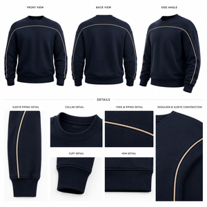 Knitted Sweater <b>Pullover</b> Men's Cashmere Blend <b>Jumper</b> Custom Embroidered Logo Polo Collar Winter Sweater - Product Image 3