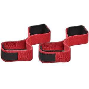 Correa de Neopreno y Algodón en Forma de 8 para Levantamiento de Pesas, Ajustable, Transpirable, Soporte para Muñeca y Mano, Resistente, Fabricada en Fábrica - Product Image 1