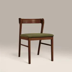 SILLA DE COMEDOR DE MADERA CHISWICK VERDE MUSGO SINTERIOR - Product Image 1