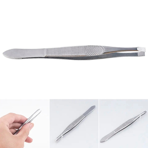 Professional Eyebrow Tweezers Stainless Steel Precision Slant Tip Hair <b>Removal</b> <b>Tool</b> Stainless Steel Eyebrow Tweezers - Product Image 4