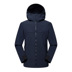 <b>Men's</b> <b>Yellow</b> Hooded Waterproof PU <b>Jacket</b> With Zipper Closure And Pockets For Winter Outdoor Wear - Product Image 3