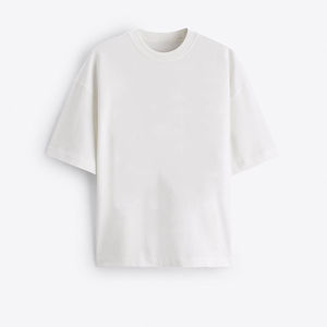 เสื้อยืดคอตตอน GSM หนา ทรงโอเวอร์ไซส์ ทรงบ็อกซี่ รับออกแบบตามสั่ง ผลิตแบบ OEM ODM สตรีทแวร์ จัดส่งตรงจากโรงงาน - Product Image 4