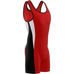 Nouveaux maillots de lutte personnalisés pour hommes avec design sublimé sur toute la surface, parfaits pour les compétitions internationales. - Product Image 6