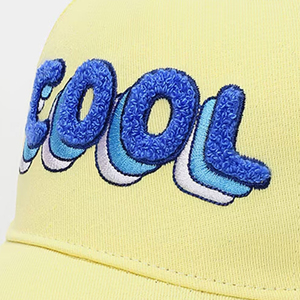 Gorra de Béisbol de Algodón Amarillo con Bordado Moderno en el Panel Frontal, Unisex, Ajustada, Informal, para Adultos, para Primavera y Verano - Product Image 5
