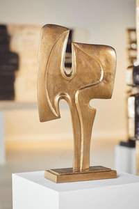 Objetos decorativos de metal con acabado elegante, esculturas adecuadas para la colección de decoración del hogar de primera calidad. - Product Image 2