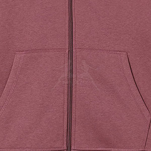 Sudadera ligera con cremallera, tela suave con cierre completo para usar en capas y viajar, sudadera básica de alta calidad con cremallera. - Product Image 6