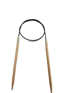 Aiguilles à tricoter circulaires sans résine Votre marque non interchangeable longue durée impression Aiguilles à tricoter en bois toutes tailles - Product Image 5