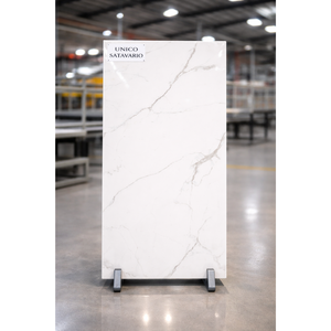 UNICO SATAVARIO - Baldosas de Porcelana con Aspecto de Mármol Pulido de 600x1200 mm, 8 mm de Grosor, Acabado Brillante, Antideslizantes, Bajo Contenido de Agua - Product Image 1