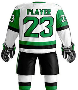 Vêtements de sport personnalisés imprimés, uniforme de hockey sur glace respirant, qualité supérieure, ensemble d'uniformes de hockey sur glace à manches longues - Product Image 6
