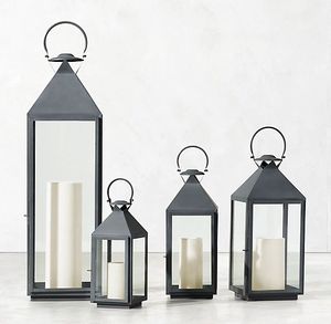 Durable metal candle lantern with strong handle easy to carry for outdoor activities and <b>emergency</b> <b>lighting</b> purposes - Product Image 3
