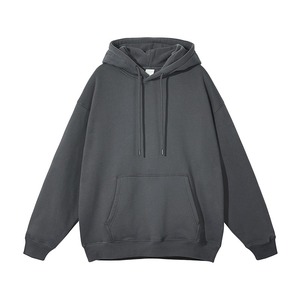 เสื้อฮู้ดโอเวอร์ไซส์ใส่ได้ทั้งชายและหญิงเสื้อสเวตเตอร์ผ้าฝ้ายอุ่นเปิดไหล่แบบลำลองสไตล์เกาหลี - Product Image 2