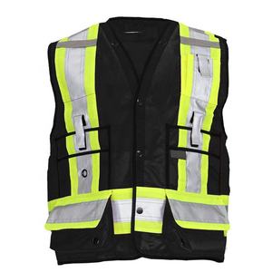 Hi Vis เสื้อกั๊กนิรภัยเสื้อจราจรสะท้อนแสง,เสื้อกั๊กป้องกันความปลอดภัยเสื้อกั๊กสะท้อนแสงชุดทำงานเพื่อความปลอดภัย - Product Image 1