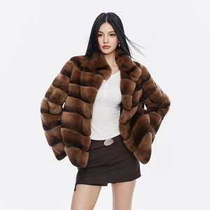 Chaqueta de Invierno para Mujer UNIZA, Estilo Blusón, Ecológica, de Piel Sintética, Gruesa, de Manga Larga, con Forro de Poliéster - Product Image 4